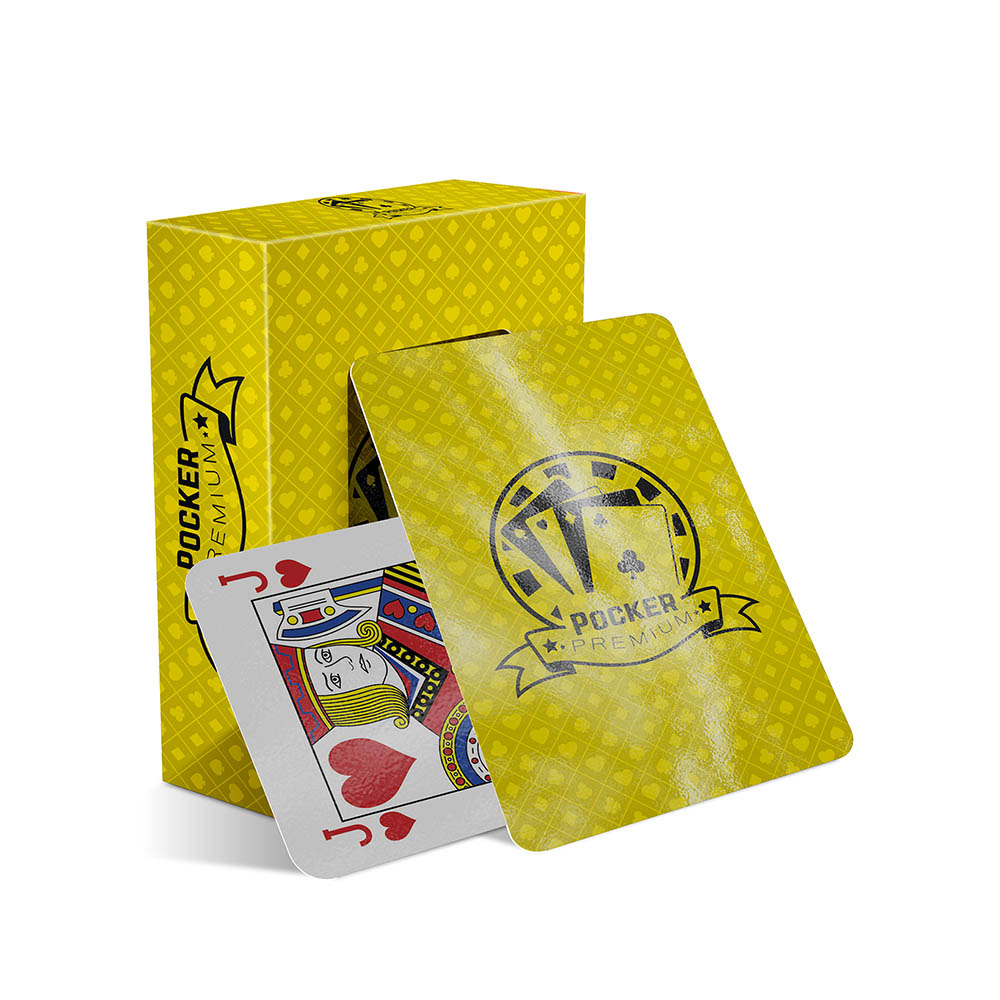 Baralho Simples 54 Cartas Baralho Com Caixa Personalizada Couchê 300g Com Laminação Brilho