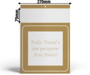 Folhinhas 2026 Base Padrão Comercial Duplex 250g (Ouro)