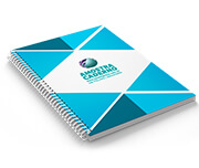Caderno Impressão Digital Capa Papel Paraná 2mm e Miolo Ap 75g Miolo Padrão Sem Verniz (300x210mm) 100 Folhas