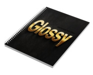 Caderno Impressão Digital Capa Papel Paraná 2mm com Lam Fosca e Hotstamping Frente e Miolo Ap 75g Miolo Padrão Sem Verniz (300x210mm) 200 Folhas