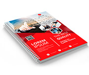 Caderno Impressão Digital Capa Papel Paraná 2mm e Miolo Ap 75g Miolo Padrão Sem Verniz (300x210mm) 100 Folhas