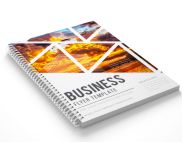 Caderno Impressão Digital Capa Papel Paraná 2mm e Miolo Ap 75g Miolo Personalizado Sem Verniz (150x210mm) 200 Folhas