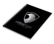 Caderno Impressão Digital Capa Papel Paraná 2mm com Lam Fosca e Hotstamping Frente e Miolo Ap 75g Miolo Padrão Sem Verniz (300x210mm) 200 Folhas