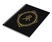 Caderno Impressão Digital Capa Papel Paraná 2mm com Lam Fosca e Hotstamping Frente e Miolo Ap 75g Miolo Padrão Sem Verniz (150x210mm) 100 Folhas