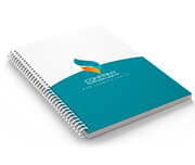 Caderno Impressão Digital Capa Papel Paraná 2mm e Miolo Ap 75g Miolo Padrão Sem Verniz (150x210mm) 200 Folhas