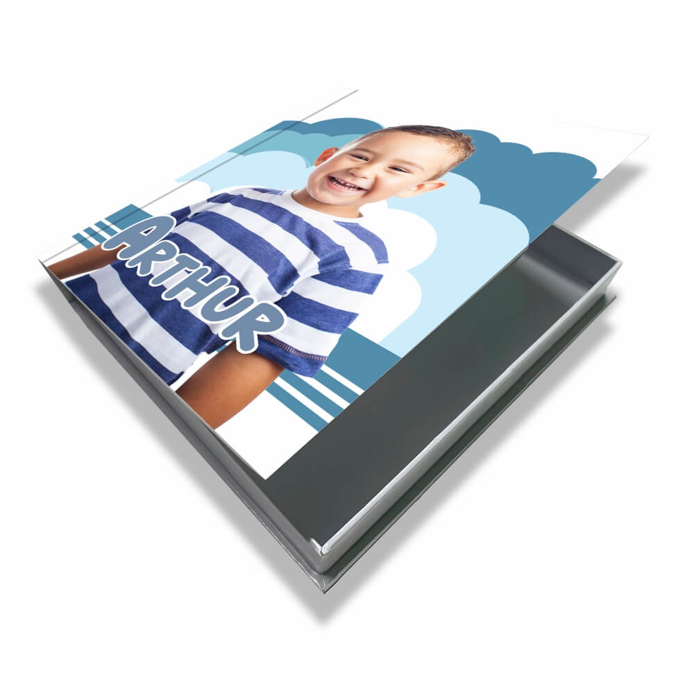 Capa Dura Case Para Photobooks em Papel Paraná 2mm - 24 Páginas (20x20mm)