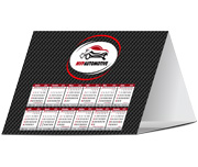 Calendário De Mesa Básico Couchê 250g Sem Verniz