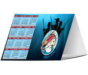 Calendário De Mesa Básico Couchê 300g Sem Verniz