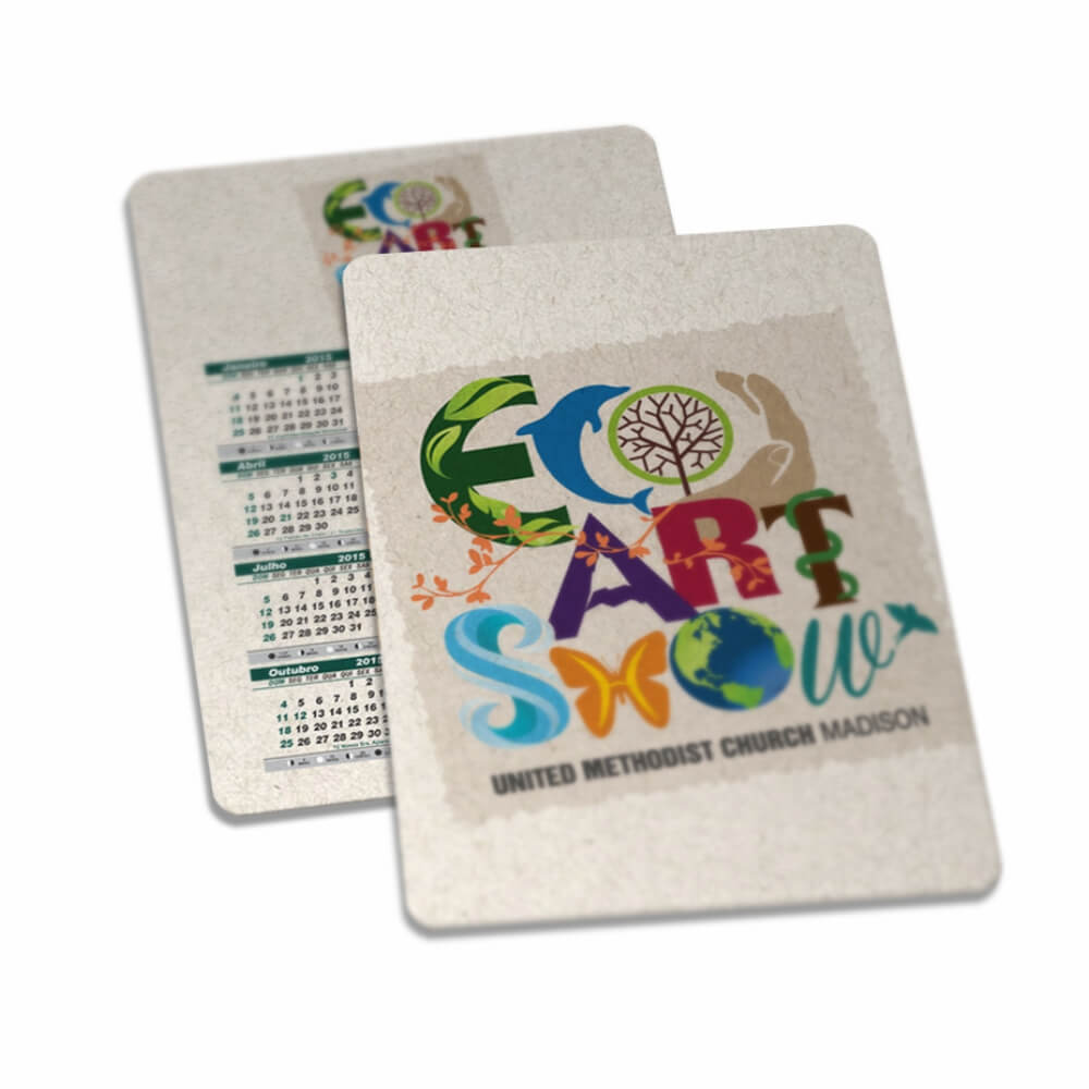 Calendário De Bolso Reciclato 240g Sem Verniz