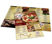 Cardápios Personalizados 4 Páginas Com Dobra Couchê Brilho 250g (480x330mm)