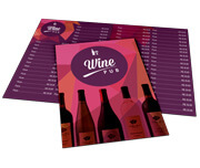 Cardápios Personalizados 4 Páginas Com Dobra Couchê Brilho 250g (330x480mm)