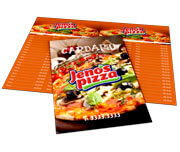 Cardápios Personalizados 4 Páginas Com Dobra Couchê Brilho 300g (330x480mm)