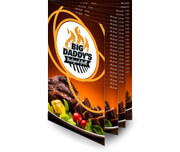 Cardápios Personalizados 8 Páginas Com Dobra Couchê 250g (480x330mm)