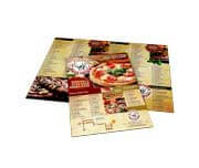Cardápios Personalizados 4 Páginas Com Dobra Couchê Brilho 250g (300x210mm)