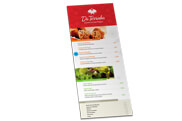 Cardápios Descartáveis Apergaminhado 180g (105x300mm)
