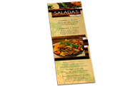 Cardápios Descartáveis Couchê Brilho 250g (105x300mm)