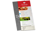 Cardápios Descartáveis Couchê Brilho 250g (105x300mm)