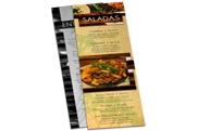 Cardápios Descartáveis Couchê Brilho 250g (105x300mm)