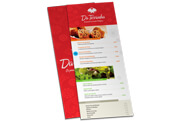 Cardápios Descartáveis Couchê Brilho 250g (105x300mm)
