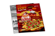 Cardápios Descartáveis Couche Brilho 300g (210x300mm)