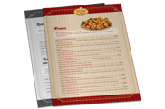Cardápios Descartáveis Couche Brilho 300g (300x420mm)