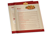 Cardápios Descartáveis Couche Brilho 300g (300x420mm)