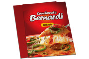 Cardápios Descartáveis Couchê Brilho 250g (300x420mm)