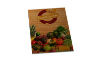 Cardápios Descartáveis Papel Kraft 250g (150x210mm)