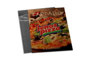 Cardápios Descartáveis Papel Kraft 250g (150x210mm)