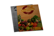 Cardápios Descartáveis Papel Kraft 250g (150x210mm)