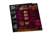 Cardápios Descartáveis Papel Kraft 250g (210x300mm)