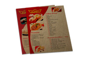 Cardápios Descartáveis Papel Kraft 250g (210x300mm)