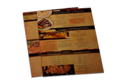 Cardápios Descartáveis Papel Kraft 250g (210x300mm)