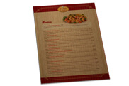 Cardápios Descartáveis Papel Kraft 250g (300x420mm)