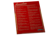 Cardápios Descartáveis Papel Kraft 250g (300x420mm)