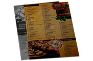 Cardápios Descartáveis Papel Kraft 250g (300x420mm)