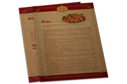 Cardápios Descartáveis Papel Kraft 250g (300x420mm)
