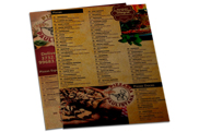 Cardápios Descartáveis Papel Kraft 250g (300x420mm)