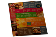 Cardápios Descartáveis Papel Kraft 250g (300x420mm)