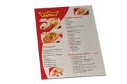 Cardápios Descartáveis Reciclato 240g (210x300mm)