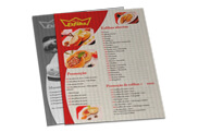 Cardápios Descartáveis Reciclato 240g (210x300mm)
