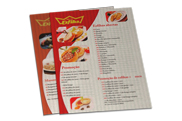 Cardápios Descartáveis Reciclato 240g (210x300mm)
