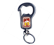Abridor Resinado Metal Mosquetao Pequeno
