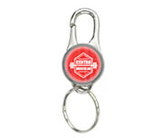 Chaveiro Metal Resinado Mosquetao Redondo Médio