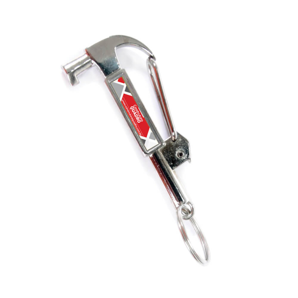 Chaveiro Metal Resinado Martelinho