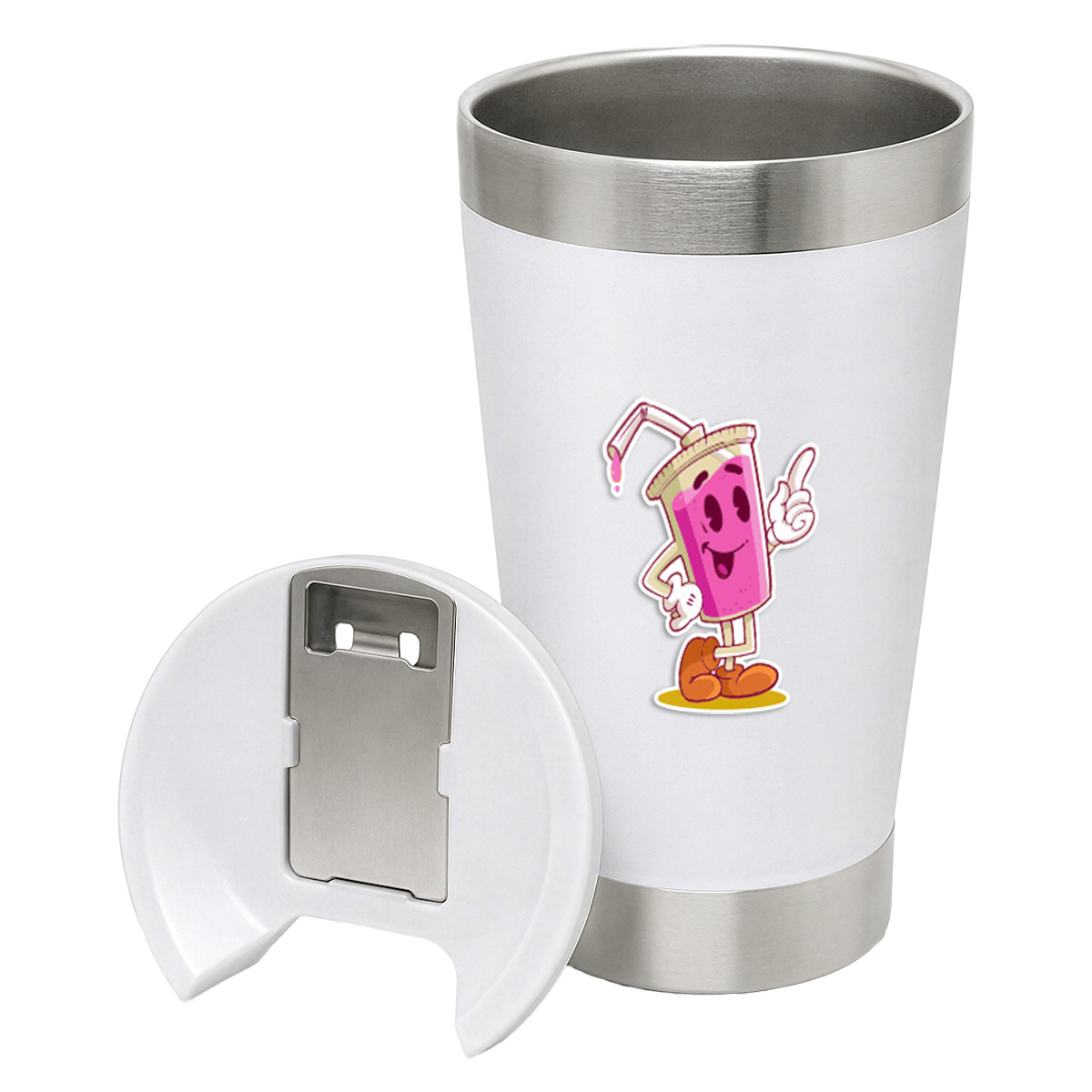 Dtf Uv Copos Copo Térmico Modelo Com Abridor E Dtf Uv Linha Premium