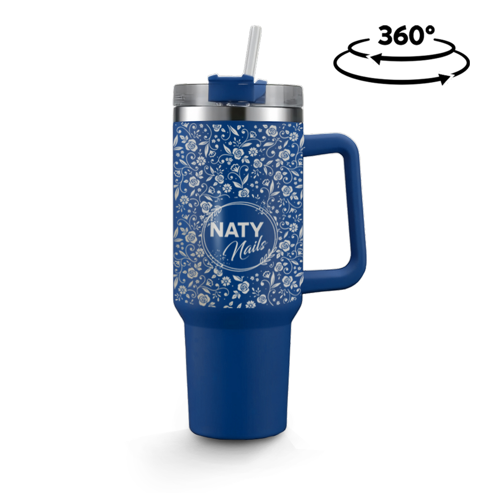 Garrafas e Squeezes Gravação a Laser Azul