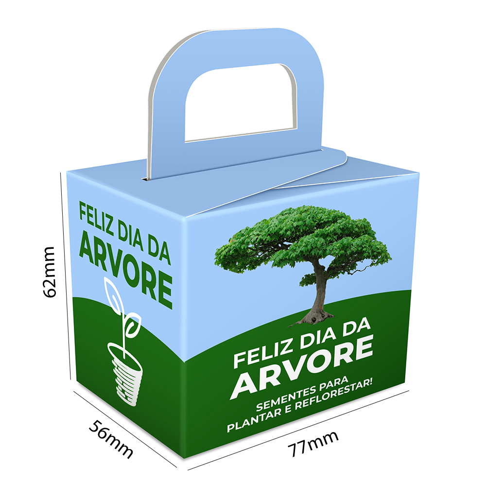 Caixa Para Presentes Supremo 305g Verniz Uv Total Frente