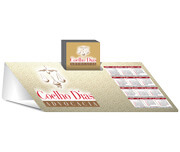 Calendário De Mesa Porta Cartões Simples Couchê 300g Sem Verniz