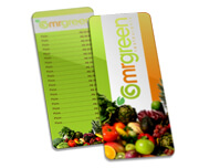 Cardápios Personalizados Plastificados Plástico Compacto 0,05mm (150x445mm)